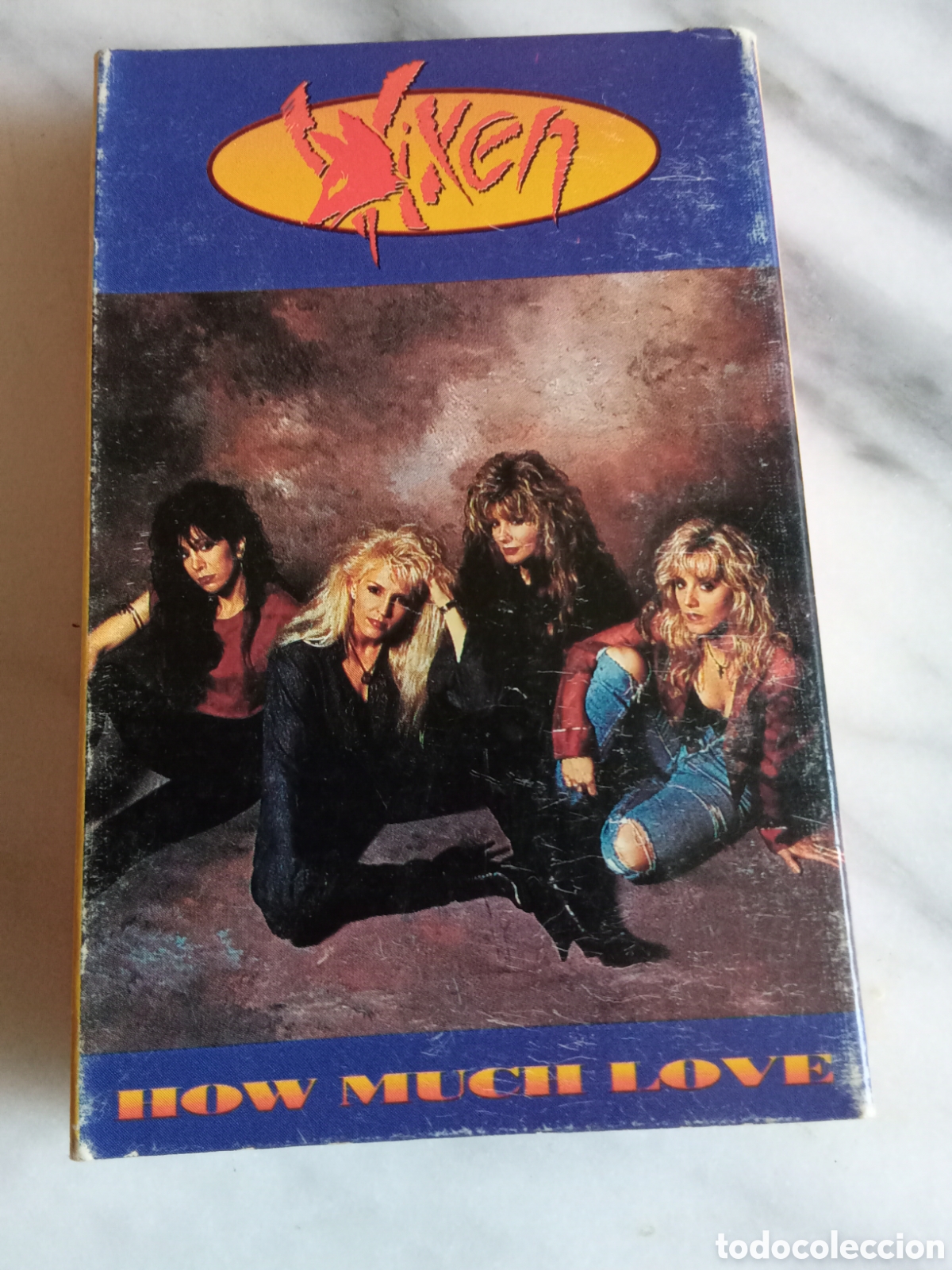 Casetes antiguos: Raro Cassette Single 2 Tracks Vixen How Much Love - Edicion USA