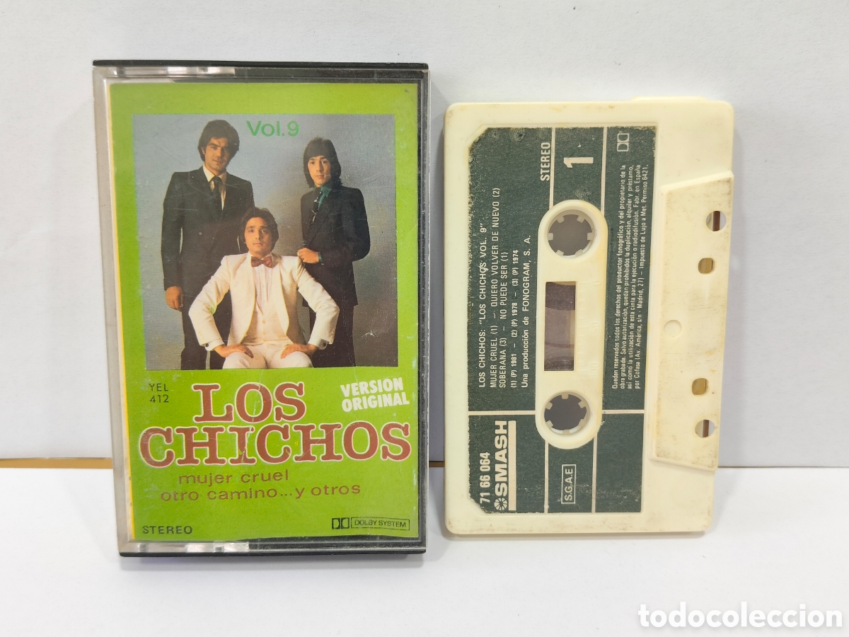 Casetes antiguos: TODO UN CLASICO CINTA CASSETTE DE LOS CHICHOS MUJER CRUEL VERSIONES ORIGINALES