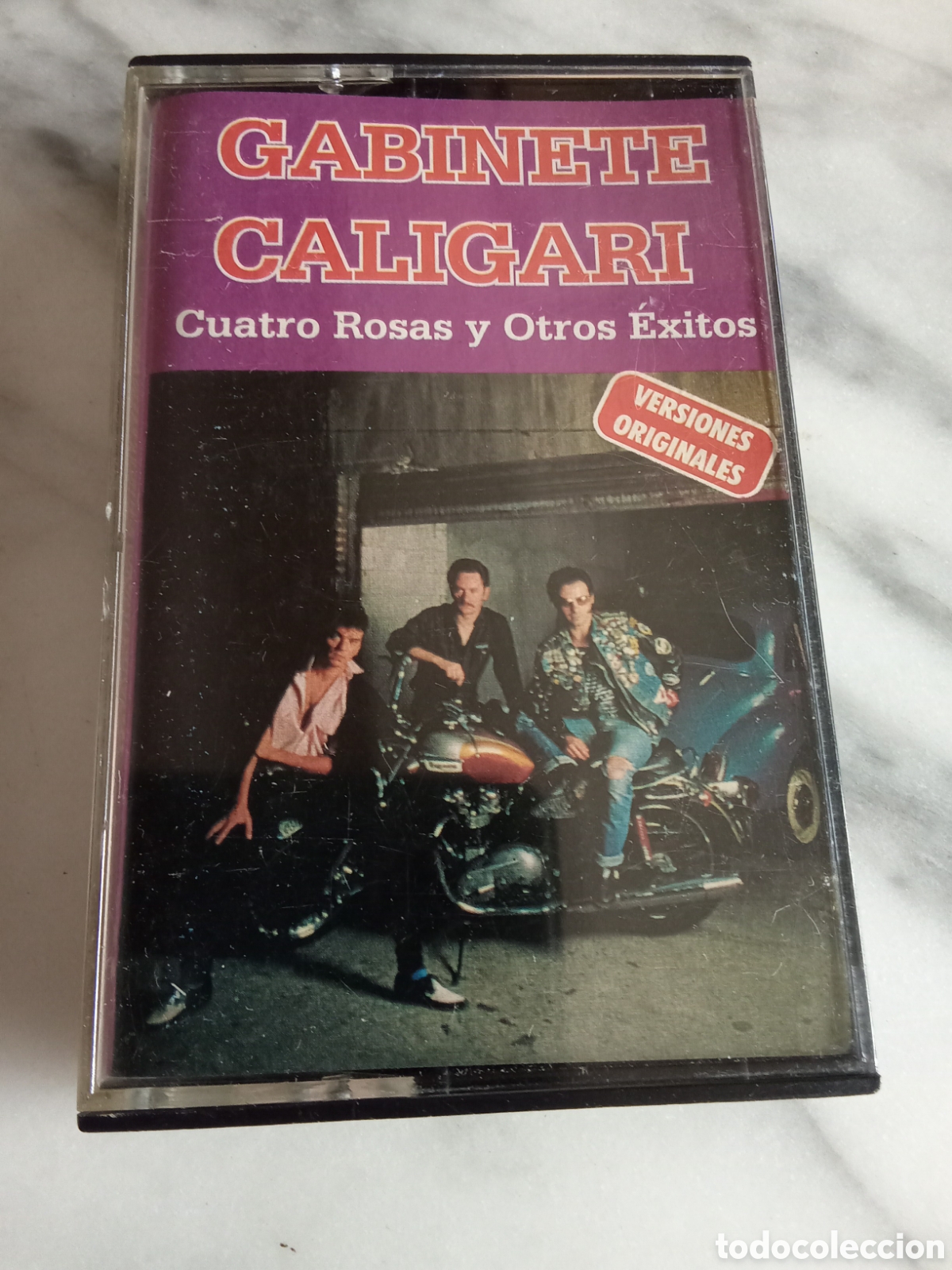 Casetes antiguos: Cassette Gabinete Caligari Cuatro Rosas y Otros Exitos