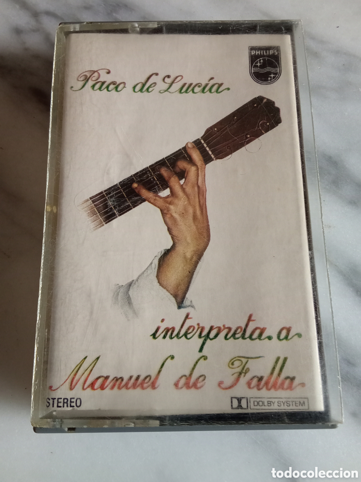Casetes antiguos: Cassette Paco de Lucia interpreta a Manuel de Falla