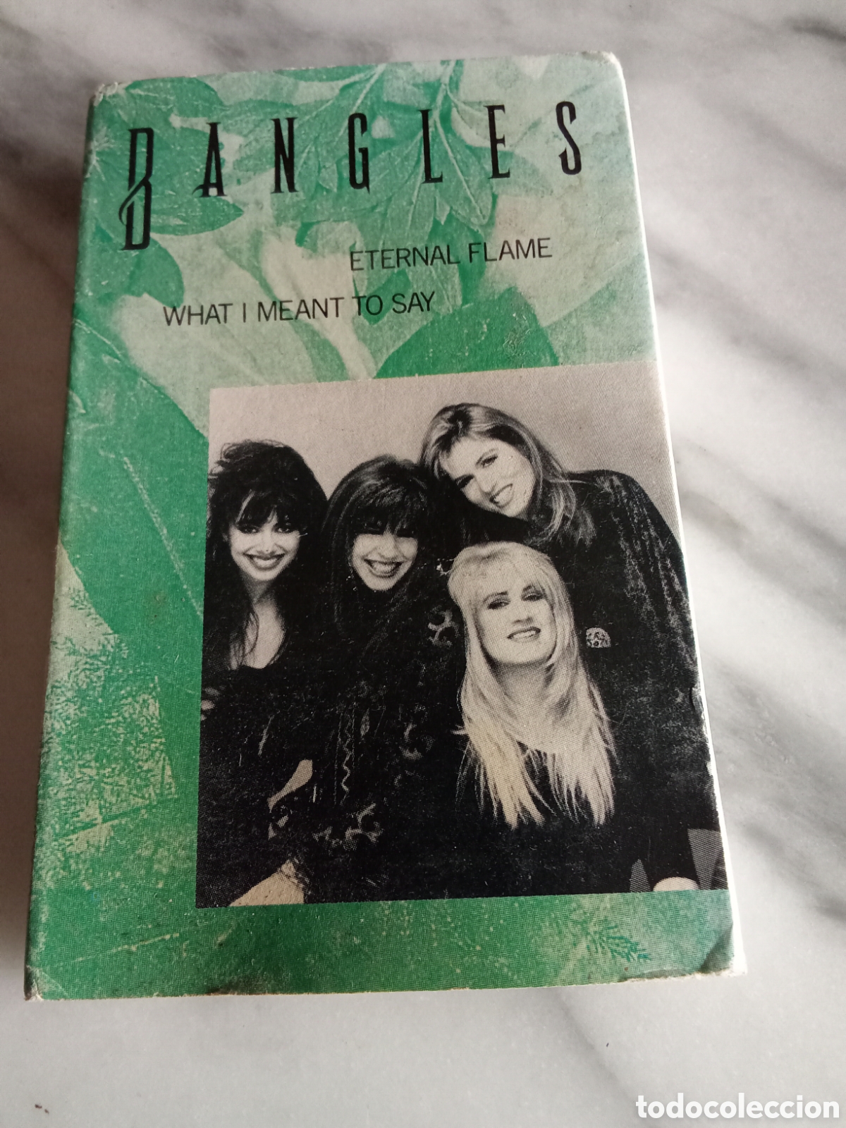 Casetes antiguos: Cassette Single 2 Tracks Bangles Eternal Flame - Edicion USA