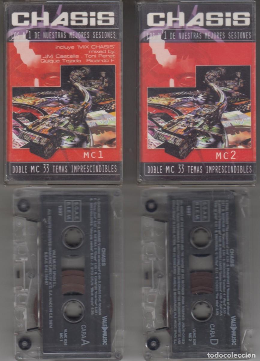 Casetes antiguos: Chasis doble cassette Los N&ordm; 1 De Nuestras Mejores Sesiones 1997