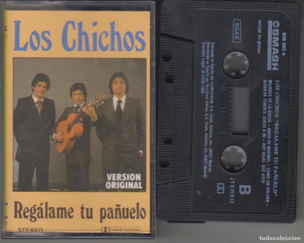 Casetes antiguos: Los Chichos cassette Reg&aacute;lame tu pa&ntilde;uelo 1989 Edici&oacute;n rara con cinta negra sin label