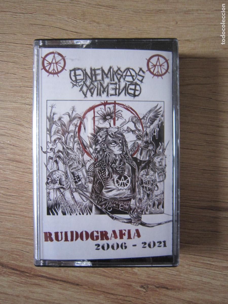 Casetes antiguos: CASSETTE-PUNK-ENEMIGXS DEL ENEMIGO (RUIDOGRAF&Iacute;A 2006-2021)-IMPORTACI&Oacute;N ALEMANIA-CINTA-MAQUETA-CASETE