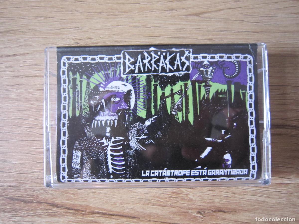 Casetes antiguos: CASSETTE-PUNK-BARR&Auml;KAS-COSTA RICA-(LA CAT&Aacute;STROFE GARANTIZADA)-IMPORTACI&Oacute;N ALEMANIA-CINTA-MAQUETA