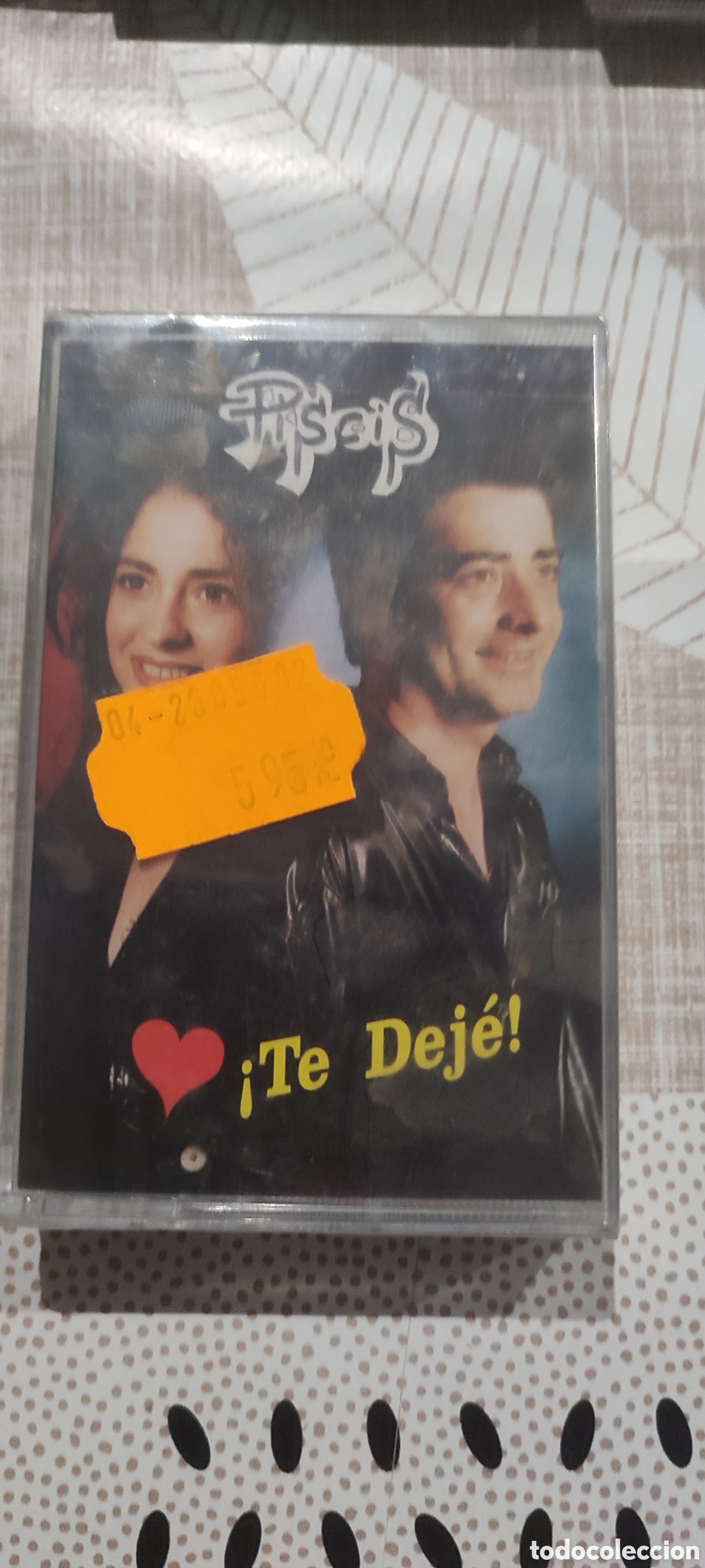 Casetes antiguos: Cinta casete Piscis, Te Dej&eacute;. Cassette Precintado de tienda cerrada hace a&ntilde;os.