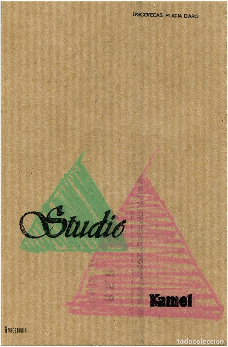 Casetes antiguos: Studio - Cassette-invitaci&oacute;n apertura disco Playa de Aro, junio 1988 - Raul Orellana / Juanito