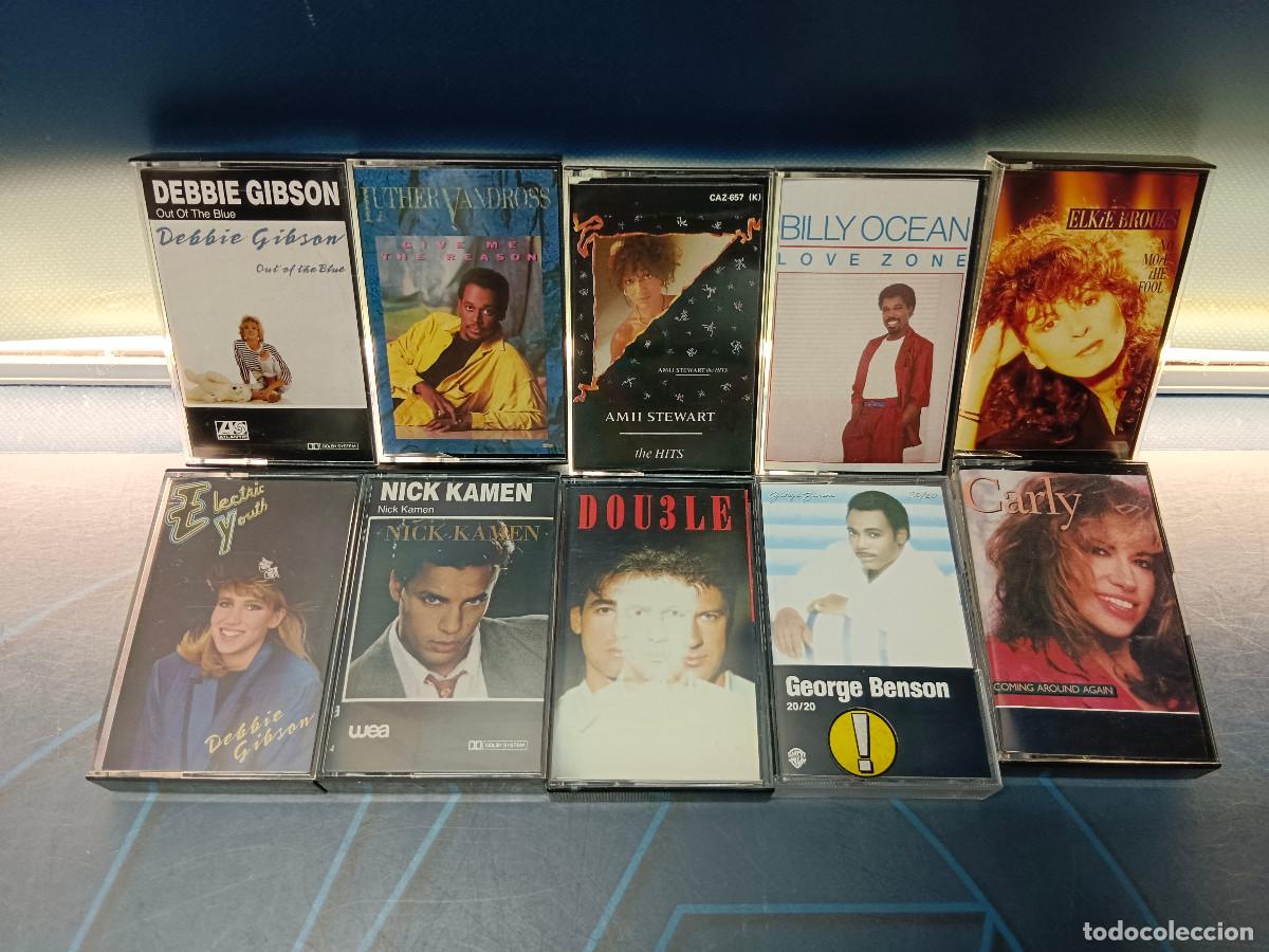 Casetes antiguos: 10 cintas de casete a&ntilde;os 80: R&B, soul.