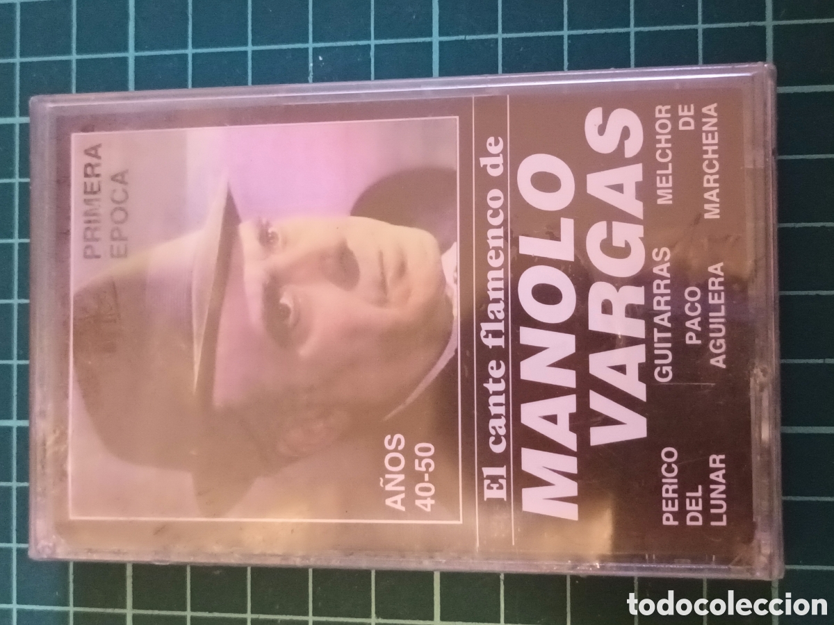 Casetes antiguos: Manolo vargas cassete precintado