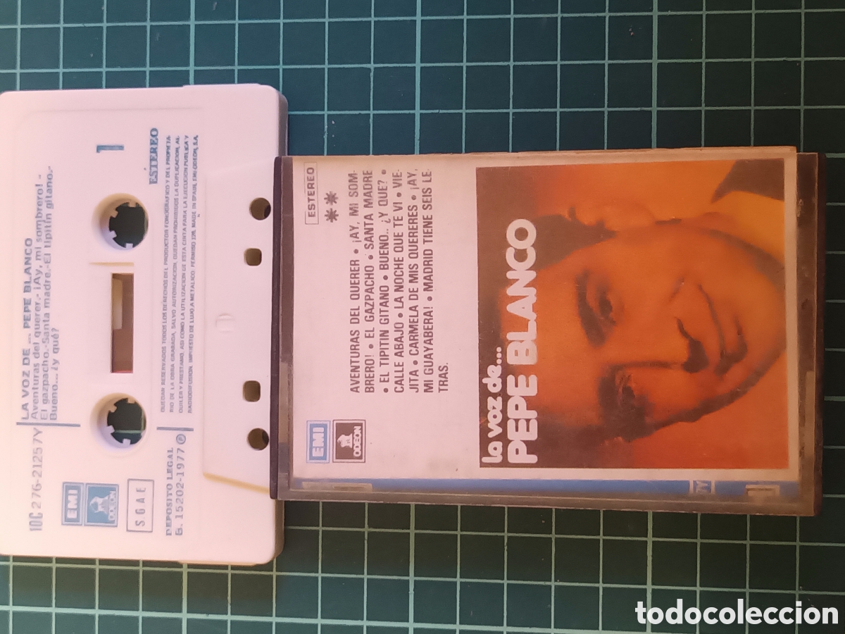 Casetes antiguos: La voz de pepe blanco cassete