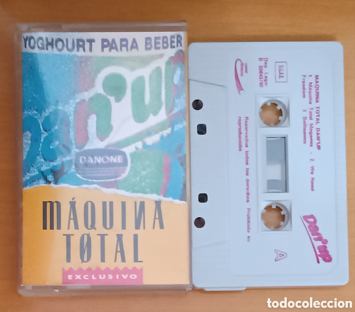 Casetes antiguos: Maquina Total Dan Up casete. Exclusivo