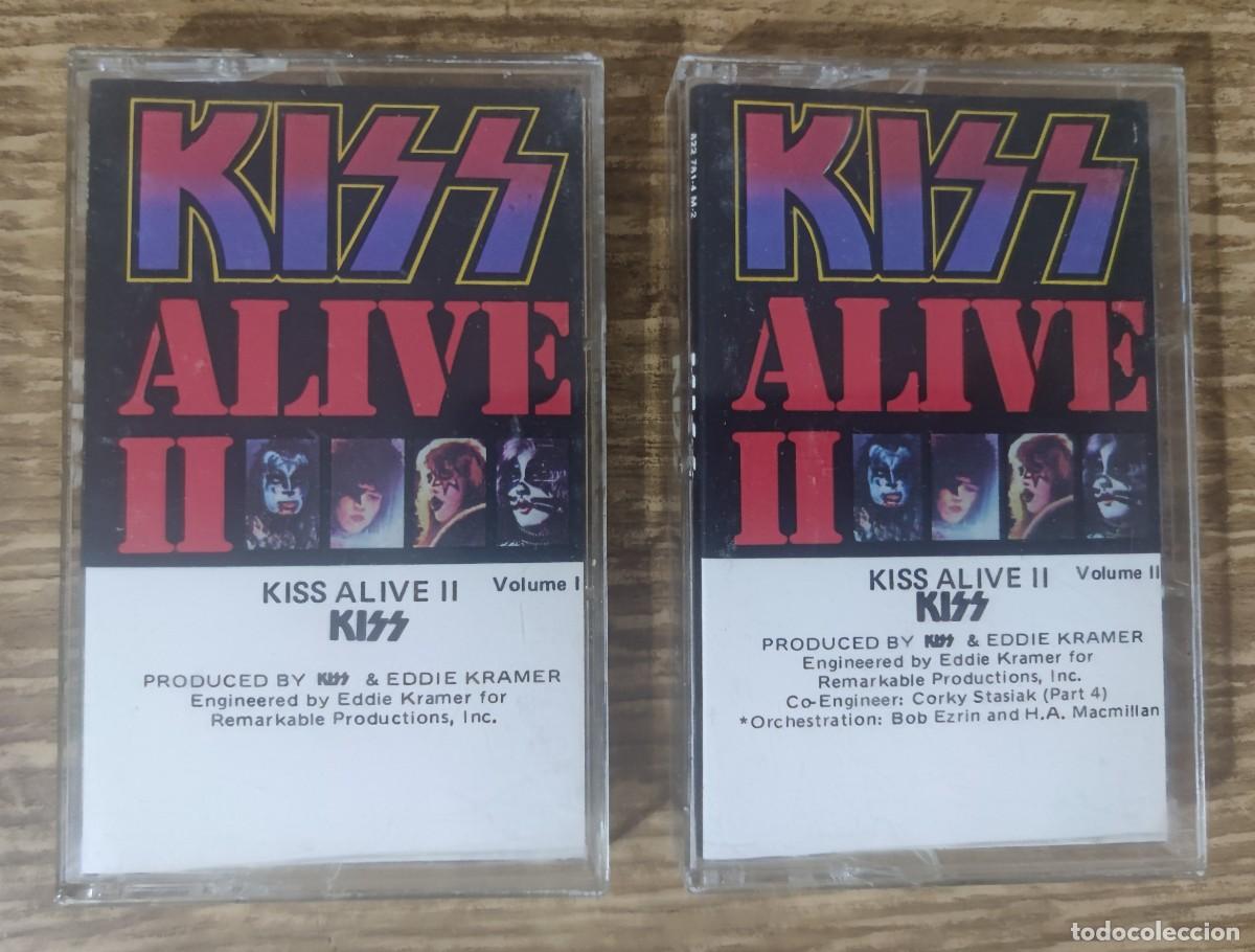 Casetes antiguos: Cassette doble Kiss - Alive II (1977) ed. americana