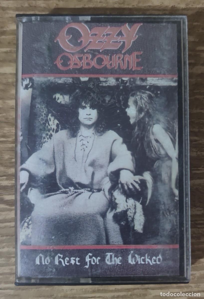 Casetes antiguos: Cassette Ozzy Osbourne - No Rest For The Wicked (1988) ed. americana