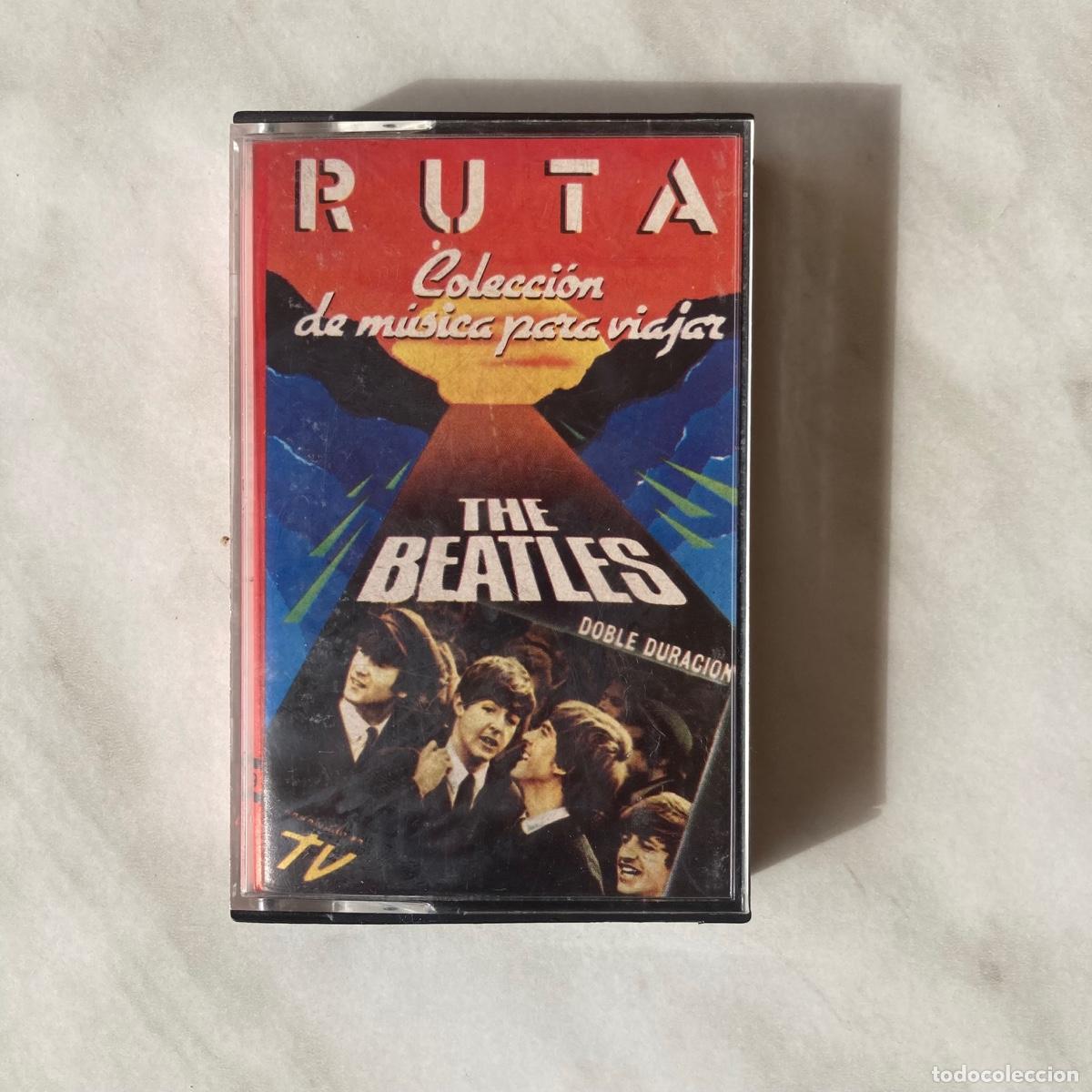 Casetes antiguos: CASSETTE RUTA, THE BEATLES, COLECCI&Oacute;N DE M&Uacute;SICA PARA VIAJAR, EMI ODEON 1985 CASETE