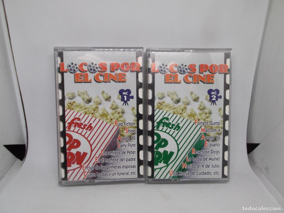 Casetes antiguos: Lote de dos casetes Locos por el cine.Divucsa 1997