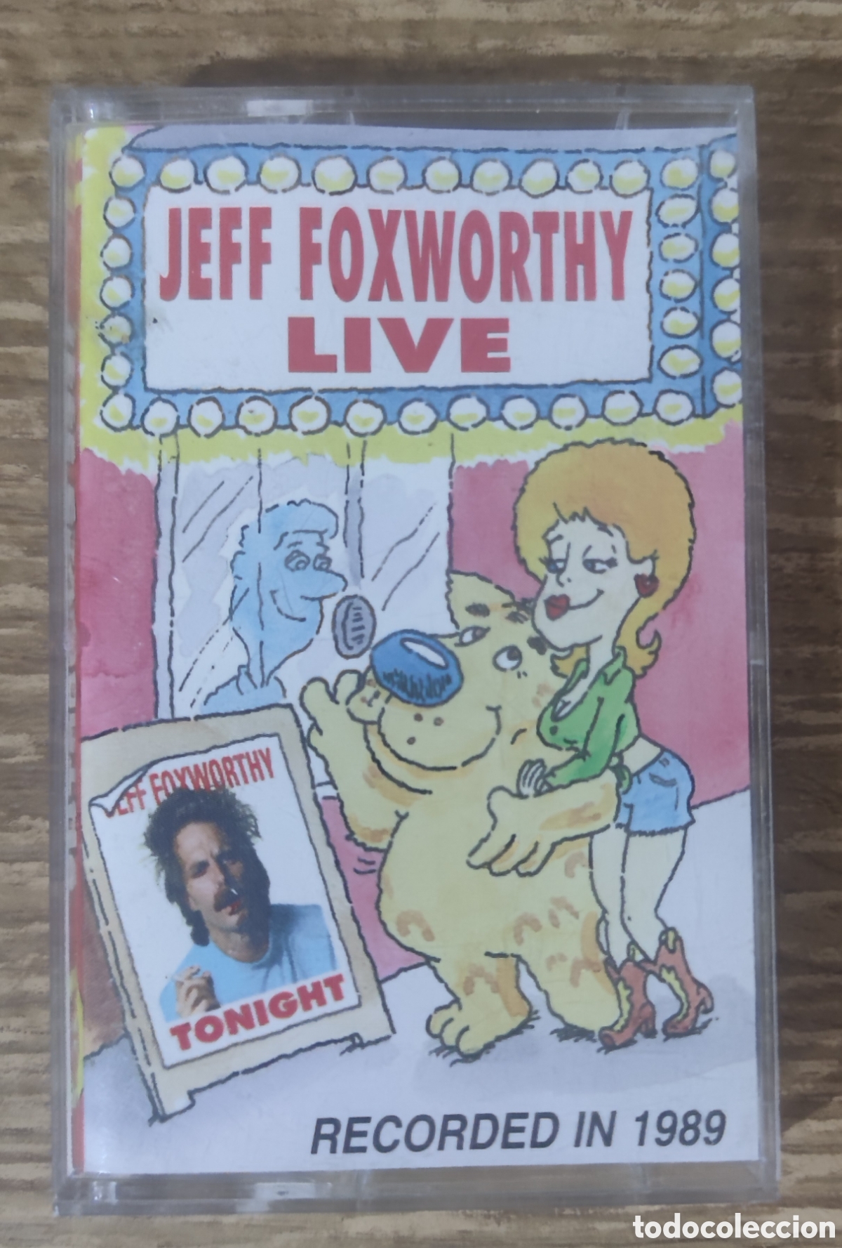 Casetes antiguos: Cassette Jeff Foxworthy Live (1990)