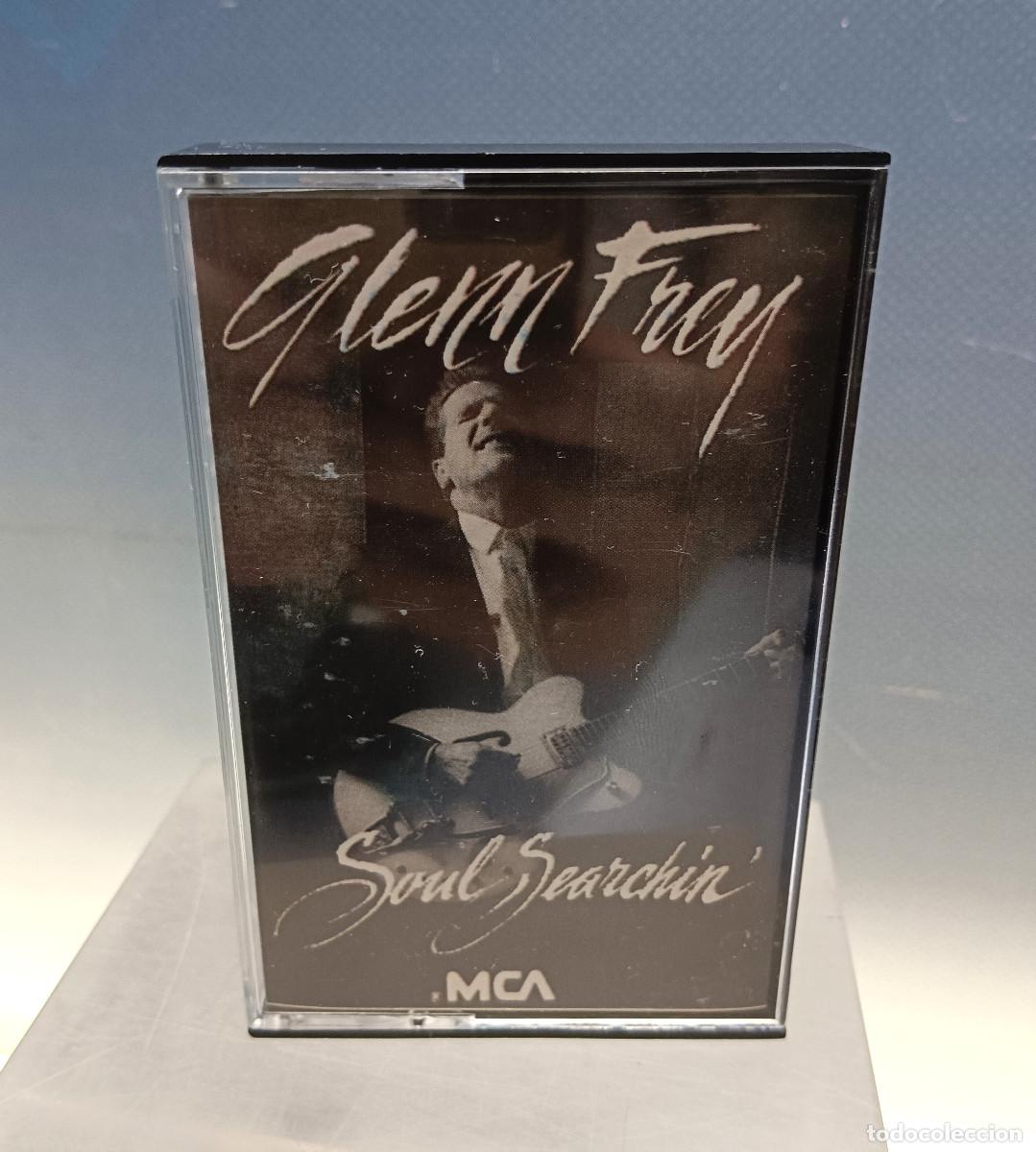 Casetes antiguos: Cinta de casete: Glenn Frey - Soul Searchin'. MCA, 1988.