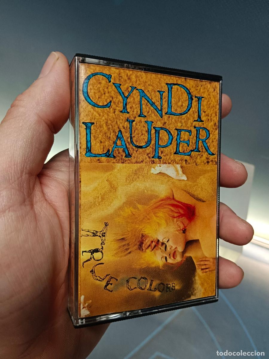 Casetes antiguos: Cinta de casete: Cyndi Lauper - True Colors. Epic, 1986.