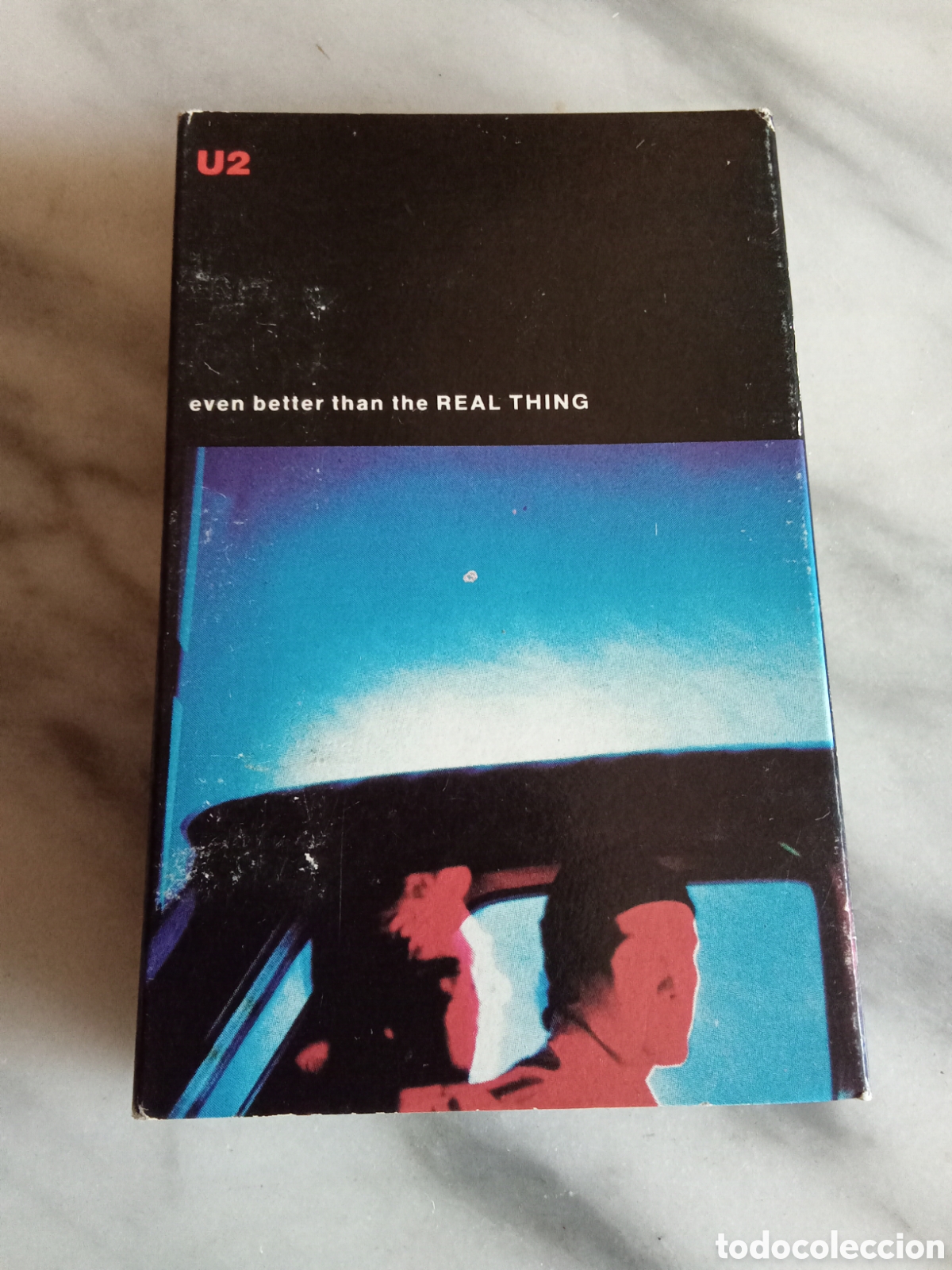Casetes antiguos: Cassette Single 3 Tracks U2 Even BetterThan The Real Thing - Ed. USA