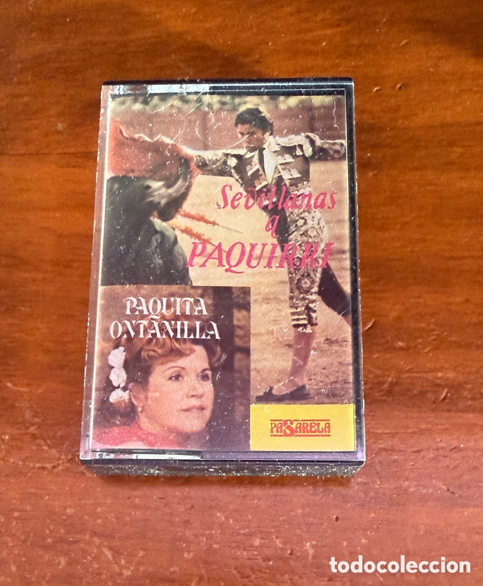 Casetes antiguos: Cassette Paquita Ontanilla &ndash; Sevillanas a Paquirri (1984)