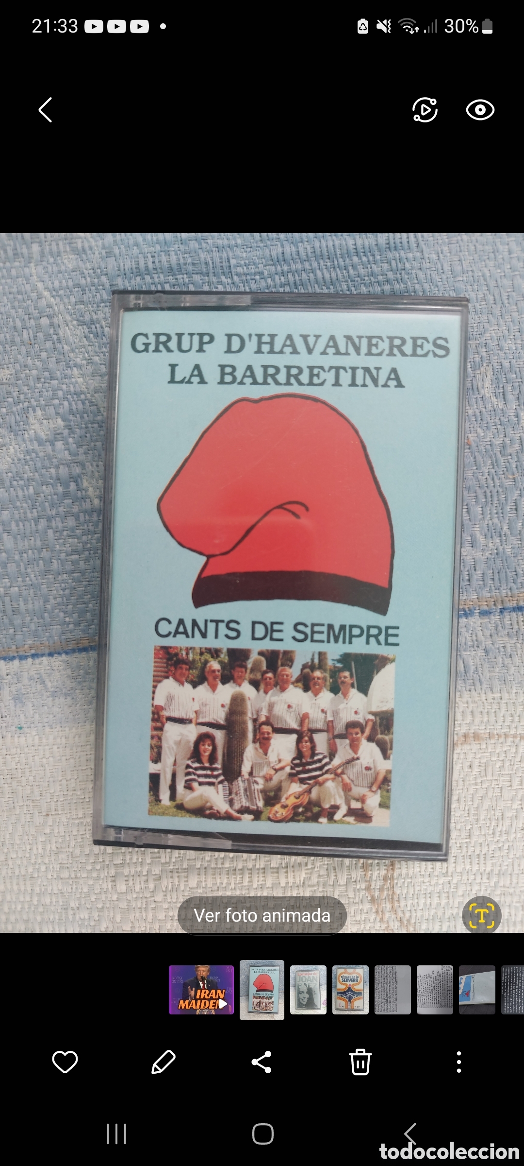 Casetes antiguos: GRUP D'HAVANERES LA BARRETINA