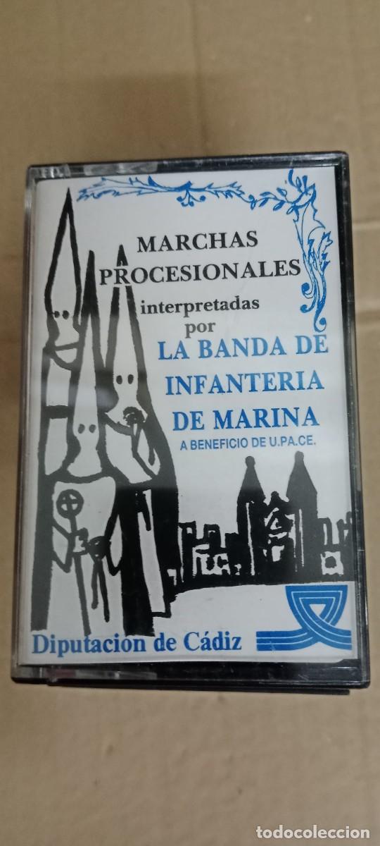 Casetes antiguos: MUSICA MARCHAS PROCESIONALES BANDA INFANTERIA DE MARINA TERCIO SUR CASETE MUSICA G-767