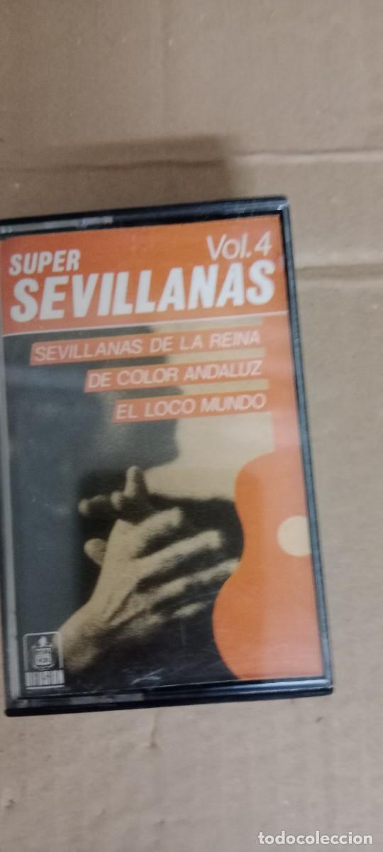 Casetes antiguos: SUPER SEVILLANAS VOL 4 CASETE MUSICA G-767