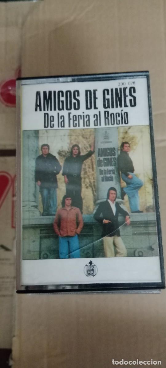 Casetes antiguos: AMIGOS DE GINES DE LA FERIA AL ROCIO CASETE MUSICA G-767