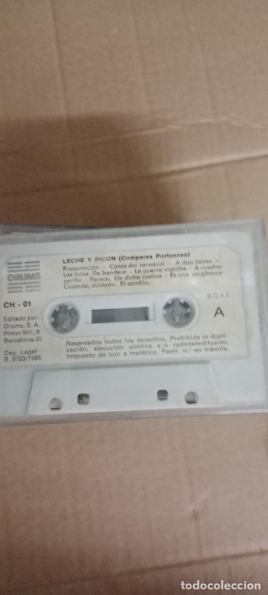 Casetes antiguos: CARNAVAL DE CADIZ LECHE Y PICON COMPARSA AIRE SOLO CINTA SIN ENCARTE VER FOTO CASETE MUSICA G-767
