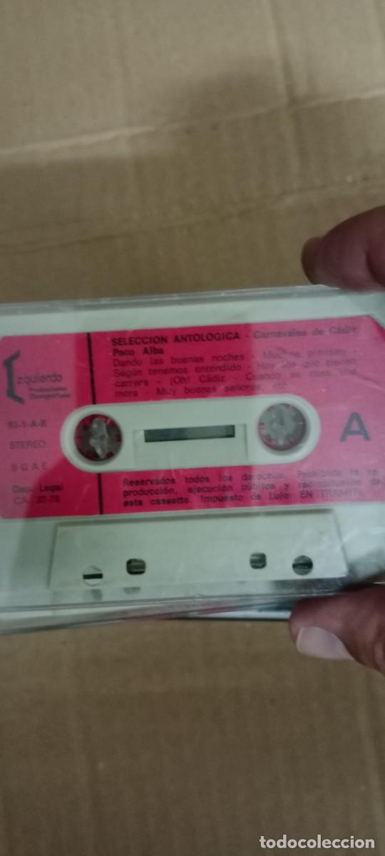 Casetes antiguos: SELECCION ANTOLOGICA CARNAVAL DE CADIZ PACO ALBA SOLO CINTA SIN ENCARTE VER FOTO CASETE MUSICA G-767