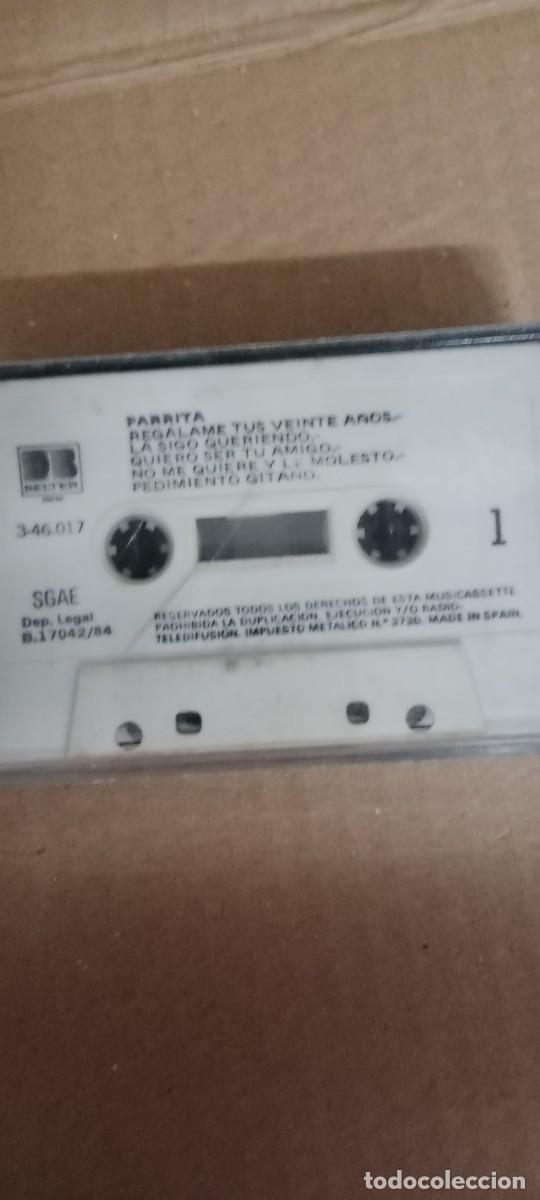 Casetes antiguos: PARRITA REGALAME TUS VEINTE A&Ntilde;OS SOLO CINTA SIN ENCARTE VER FOTO CASETE MUSICA G-767