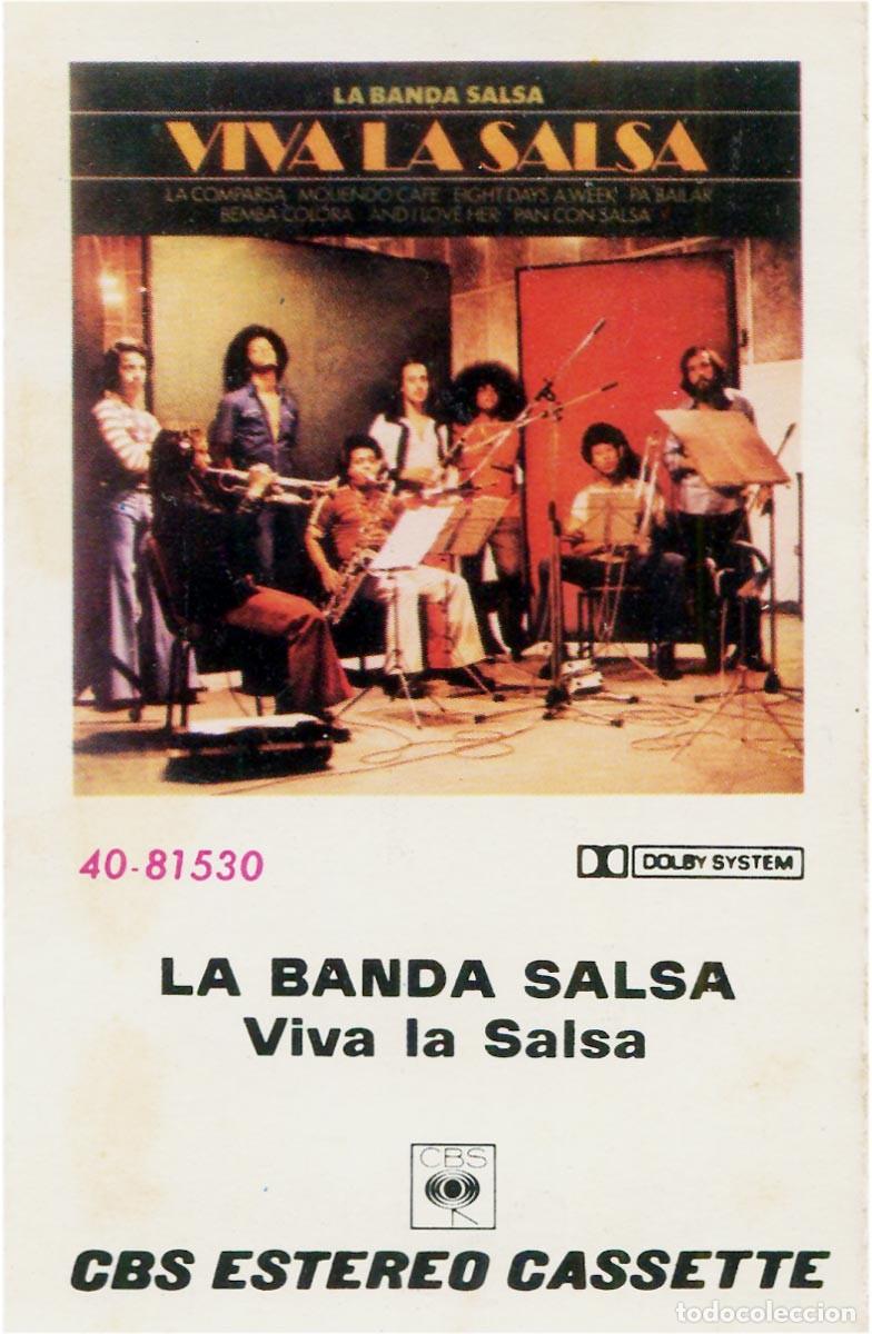 Cassetes antigas: La Banda Salsa - Viva la salsa - Cassette Spain 1976 - CBS 45-81530 - EX/VG+ - Beatles