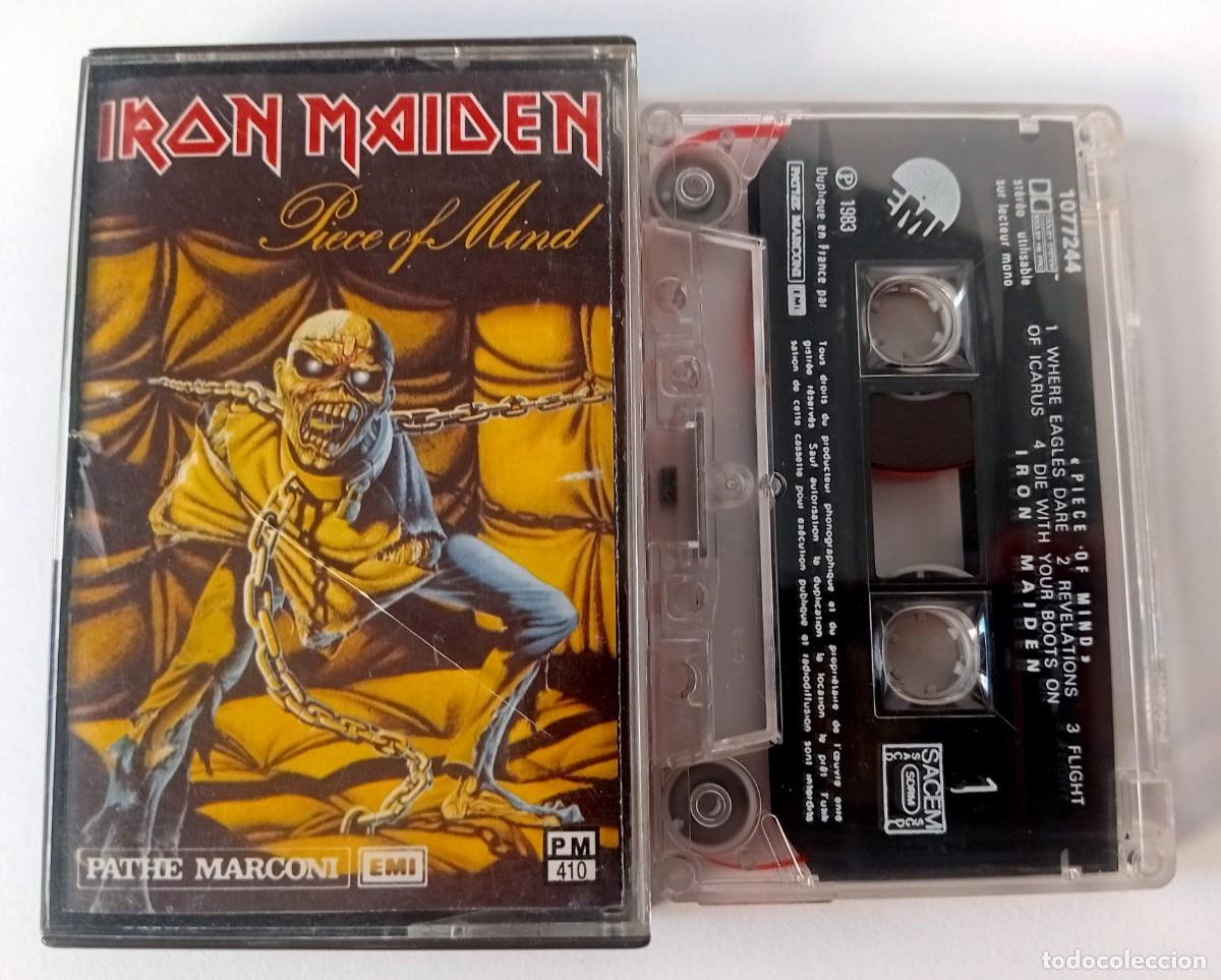 Casetes antiguos: CASSETTE IRON MAIDEN - PIECE OF MIND