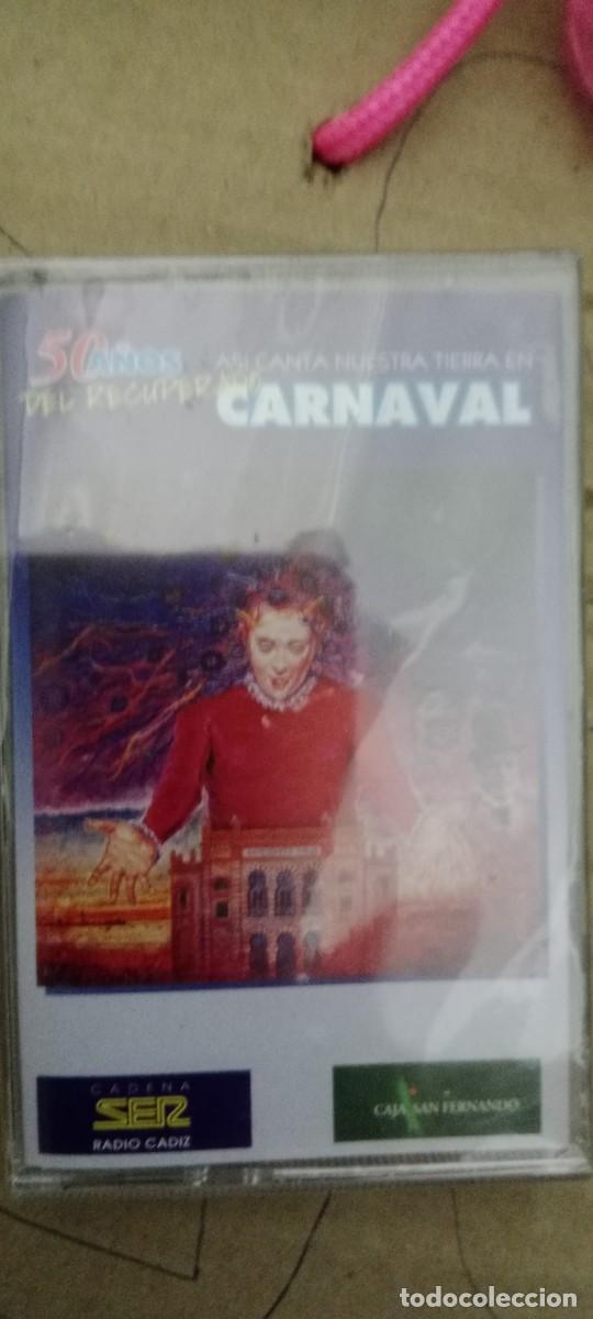 Casetes antiguos: LOTE DE DOS CINTAS NUEVAS PRECINTADAS DE CARNAVAL DE CADIZ LAS DE FOTO CAJ-545