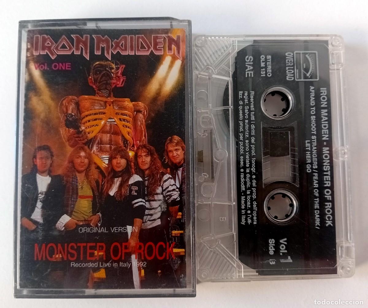 Casetes antiguos: CASSETTE IRON MAIDEN - MONSTER OF ROCK VOL. 1