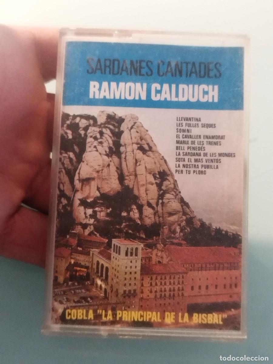 Casetes antiguos: Sardanes Cantades&rdquo; por Ram&oacute;n Calduch junto a la Cobla La Principal de la Bisbal. Cassette, casete.
