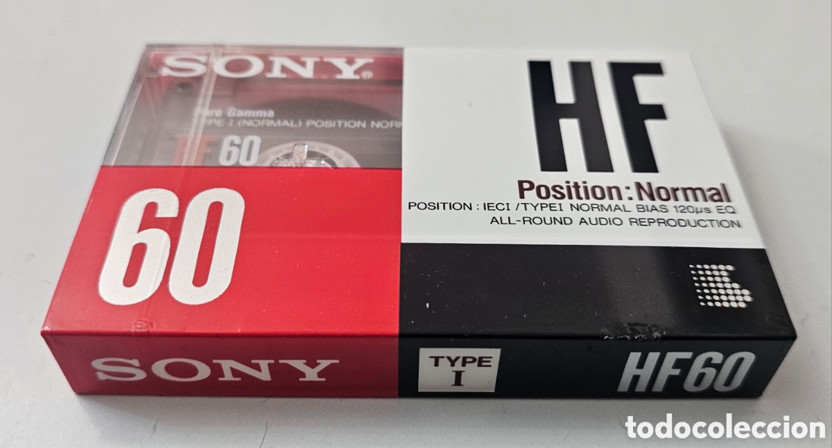 Casetes antiguos: CASSETTE SONY HF 60 A&Ntilde;O 1990 PRECINTADO NUEVO