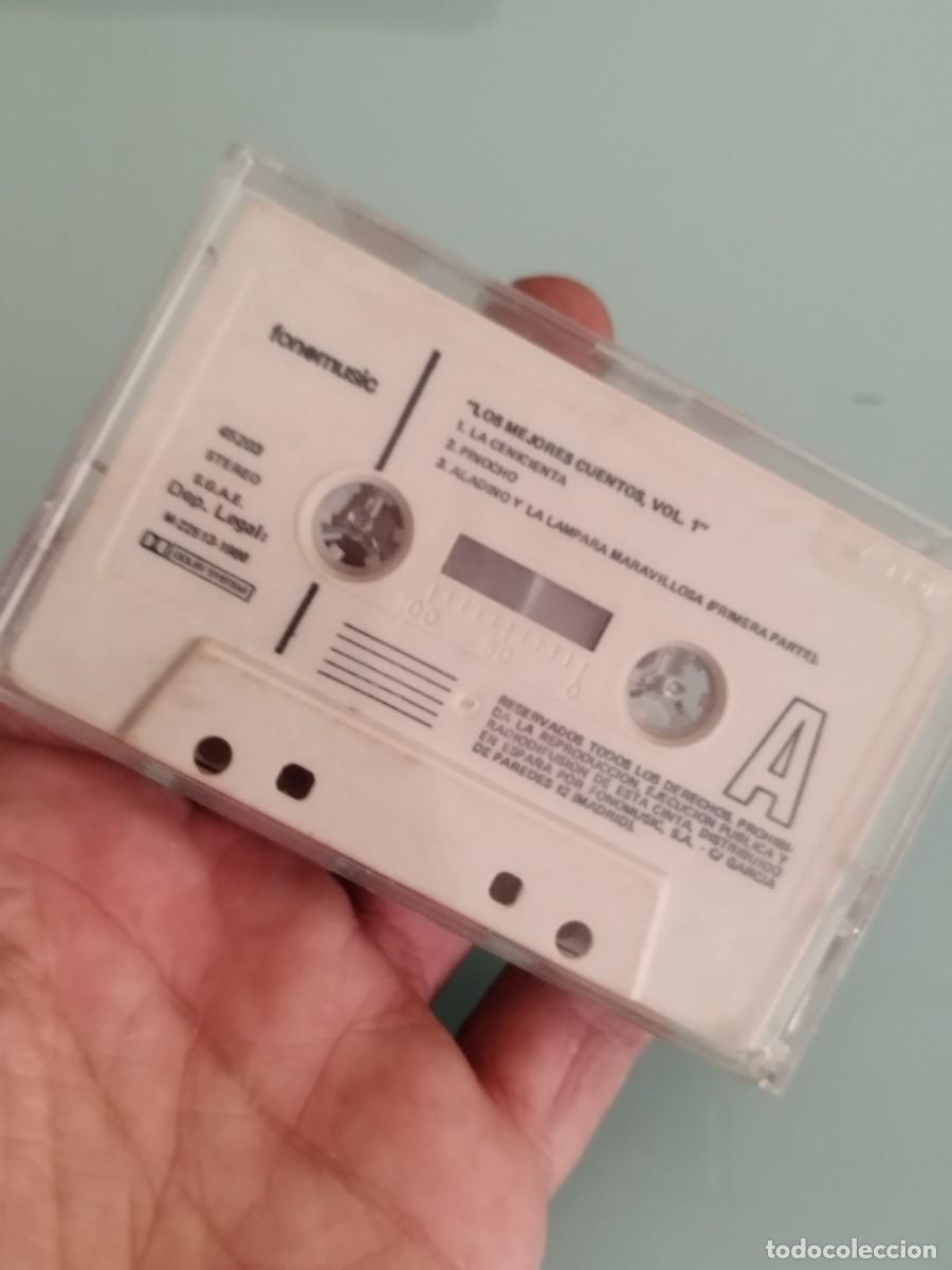 Casetes antiguos: Los.mejores cuentos VI, La Cenicienta&rdquo;, &rdquo;Pinocho&rdquo; y &rdquo;Aladino y la l&aacute;mpara maravillosa&rdquo;. Cinta casete