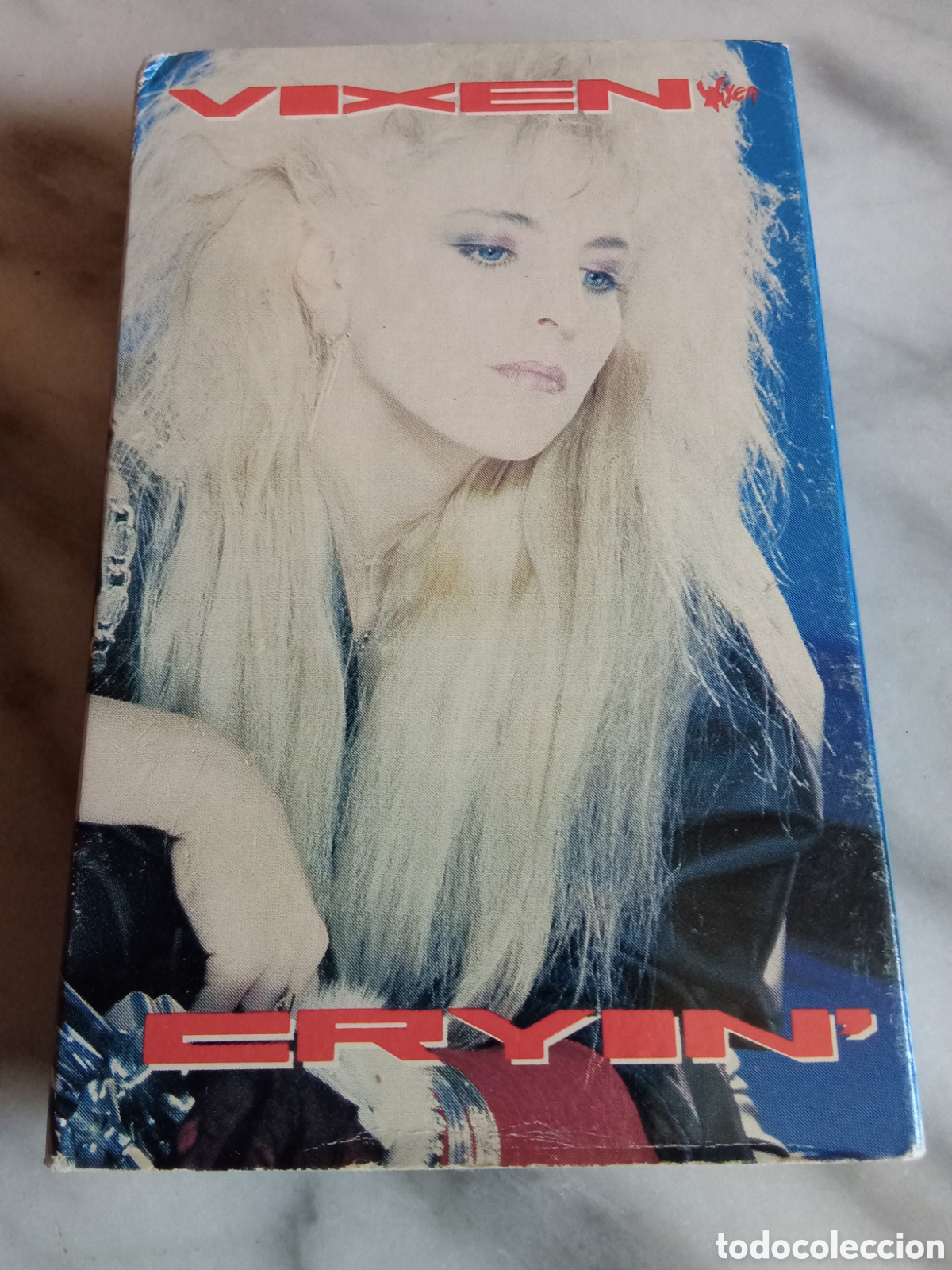 Casetes antiguos: Cassette Single 2 Tracks Vixen Cryin' - Glam Metal USA