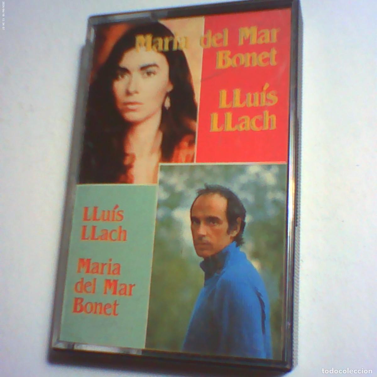 Casetes antiguos: cinta casete maria del mar bonet. llu&iacute;s llach. ariola 1982 spain (seminova)