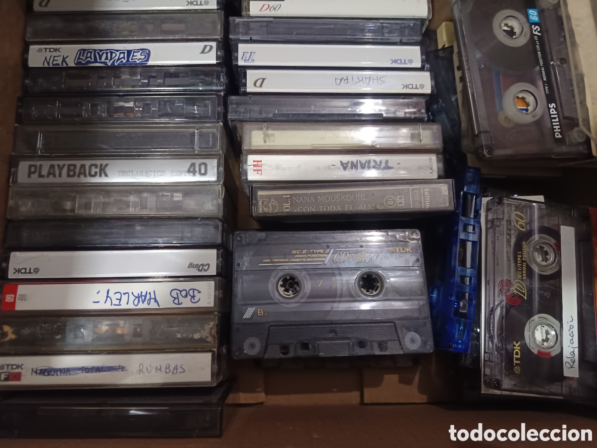 Casetes antiguos: LOTE DE CASETES GRABADOS , DESCONOSCO LO QUE CONTIENE
