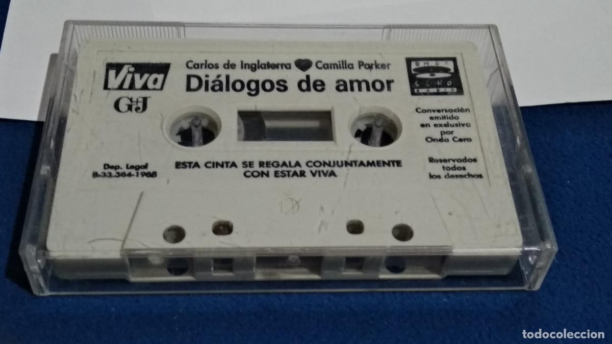 Casetes antiguos: Di&aacute;logos de amor cassette Carlos de Inglaterra Camilla Parker 1988 PROMO Onda Cero Radio