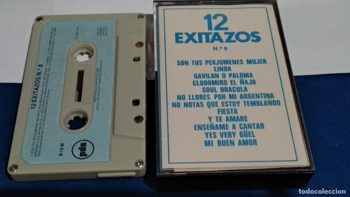 Casetes antiguos: 12 &Eacute;XITAZOS N&ordm; 8 DEL 77- PDS 19777 - CASETE CINTA CASSETTE PORTADORES DE SONIDO