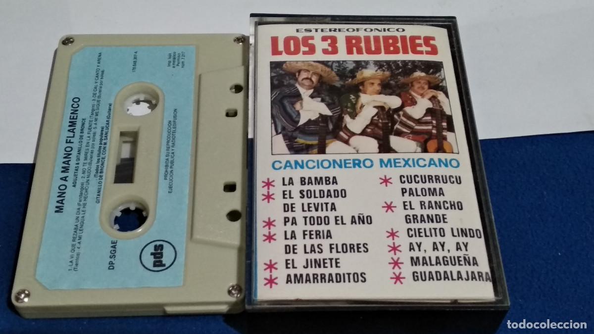 Casetes antiguos: LOS 3 RUBIES / CANCIONERO MEXICANO - PDS 19777 - CASETE CINTA CASSETTE PORTADORES DE SONIDO