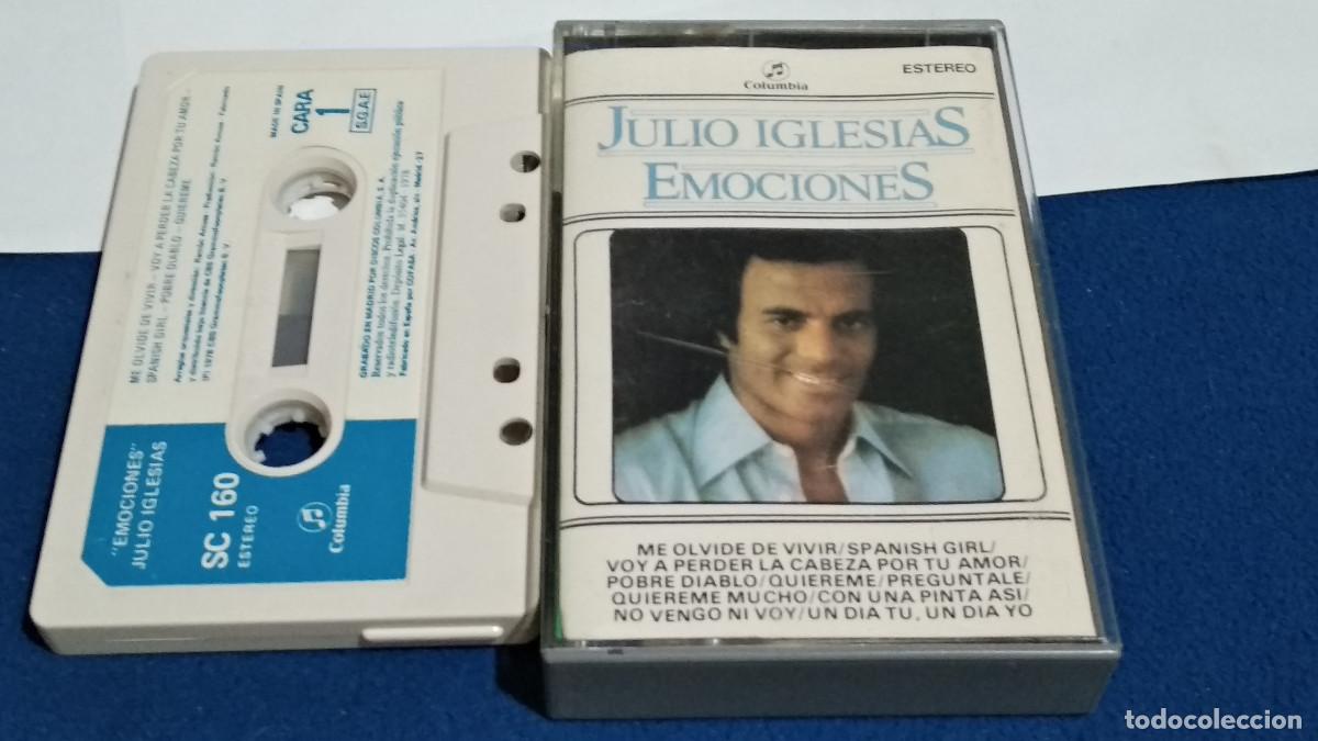 Casetes antiguos: JULIO IGLESIAS / EMOCIONES - COLUMBIA 1978 - CASETE CINTA CASSETTE