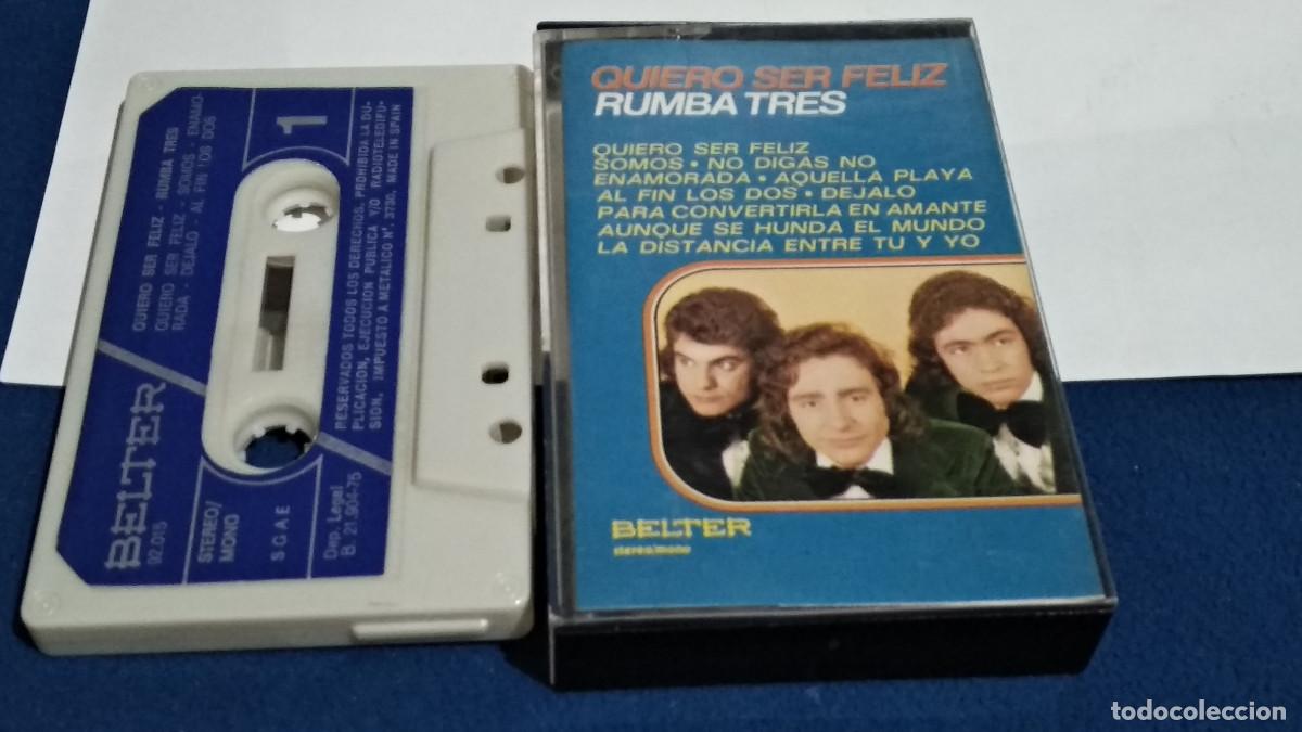 Casetes antiguos: QUIERO SER FELIZ / RUMBA TRES - BELTER 1975 - CASETE CINTA CASSETTE