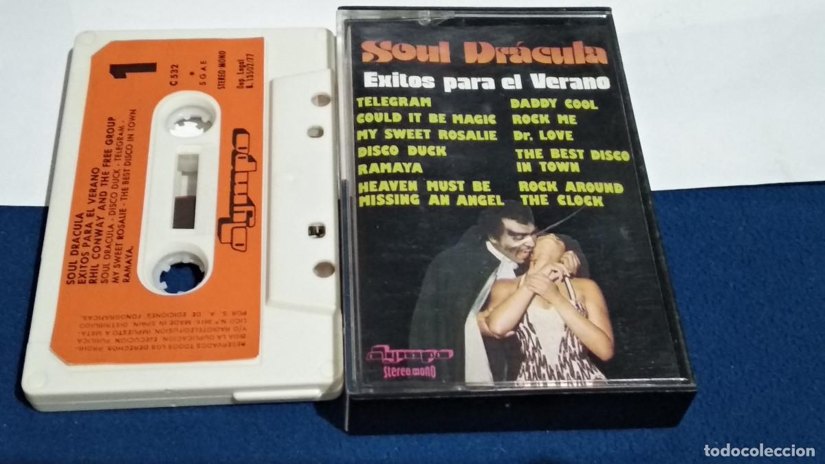 Casetes antiguos: SOUL DR&Aacute;CULA &Eacute;XITOS PARA EL VERANO - 1977 OLIMPO - CASETE CINTA CASSETTE