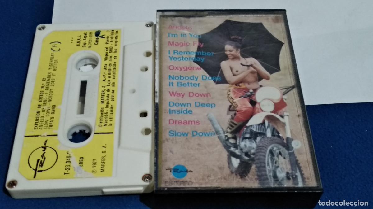 Casetes antiguos: EXPLOSION DE &Eacute;XITOS N&ordm; 12 / POR TUPA&acute;S BAND - 1977 TRAMA - CASETE CINTA CASSETTE