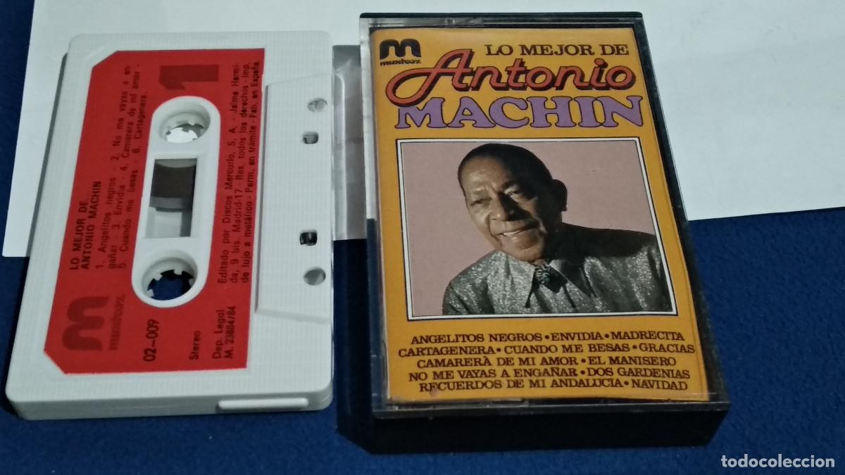 Casetes antiguos: LO MEJOR DE ANTONIO MACHIN - 1984 DISCOS MERCURIO CASETE CINTA CASSETTE