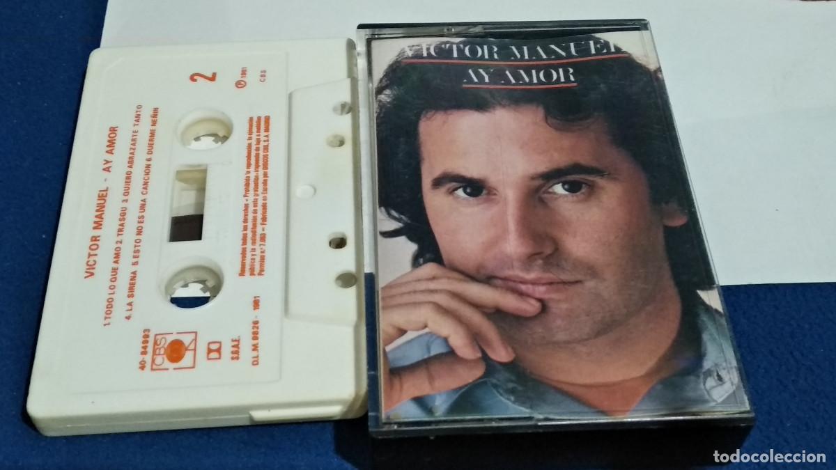 Casetes antiguos: VICTOR MANUEL / AY AMOR - 1981 CBS CASETE CINTA CASSETTE